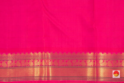Kanchipuram Silk Saree - Handwoven Pure Silk - Pure Zari - PV NYC 120 - Saris & Lehengas - Panjavarnam
