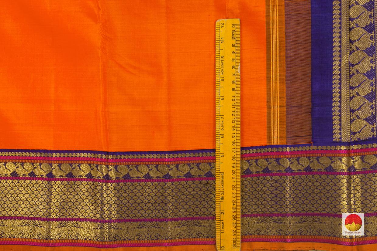 Kanchipuram Silk Saree - Handwoven Pure Silk - Pure Zari - PV NYC 127 - Silk Sari - Panjavarnam