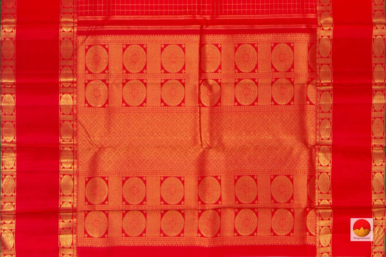 Kanchipuram Silk Saree - Handwoven Pure Silk - Pure Zari - PV NYC 131 - Silk Sari - Panjavarnam