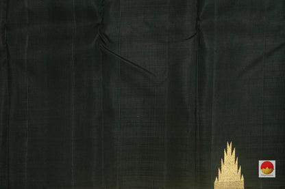 Kanchipuram Silk Saree - Handwoven Pure Silk - Pure Zari - PV NYC 133 - Saris & Lehengas - Panjavarnam