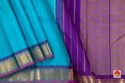 Kanchipuram Silk Saree - Handwoven Pure Silk - Pure Zari - PV NYC 140 - Silk Sari - Panjavarnam