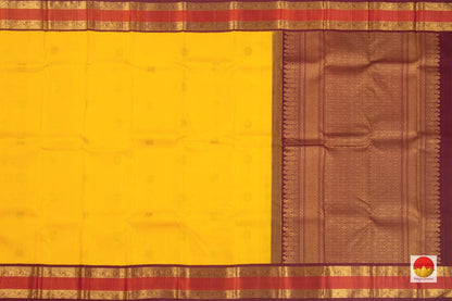 Kanchipuram Silk Saree - Handwoven Pure Silk - Pure Zari - PV NYC 150 - Silk Sari - Panjavarnam
