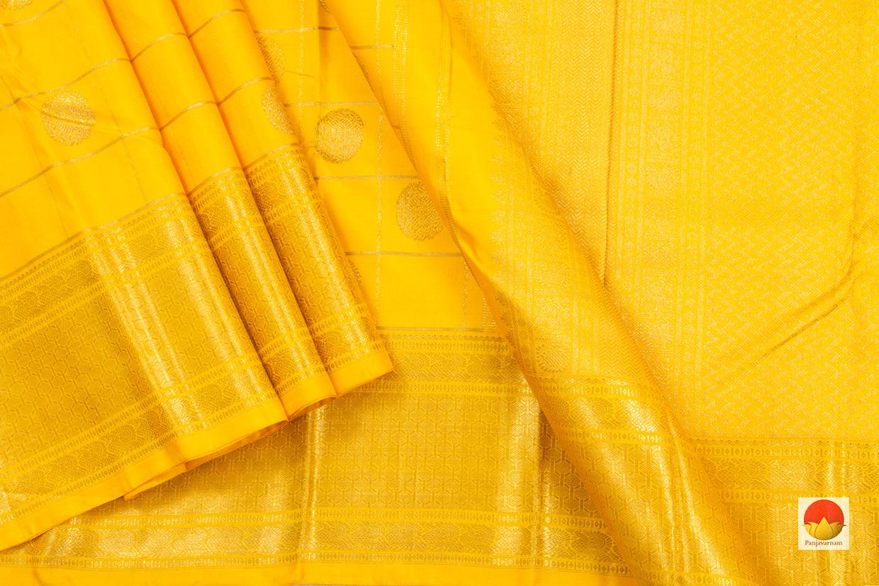 Kanchipuram Silk Saree - Handwoven Pure Silk - Pure Zari - PV NYC 172 - Silk Sari - Panjavarnam
