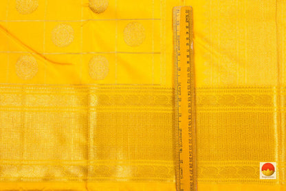 Kanchipuram Silk Saree - Handwoven Pure Silk - Pure Zari - PV NYC 172 - Silk Sari - Panjavarnam
