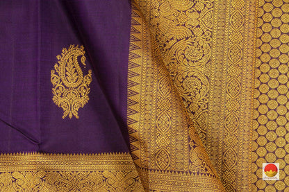 Kanchipuram Silk Saree - Handwoven Pure Silk - Pure Zari - PV NYC 176 - Silk Sari - Panjavarnam