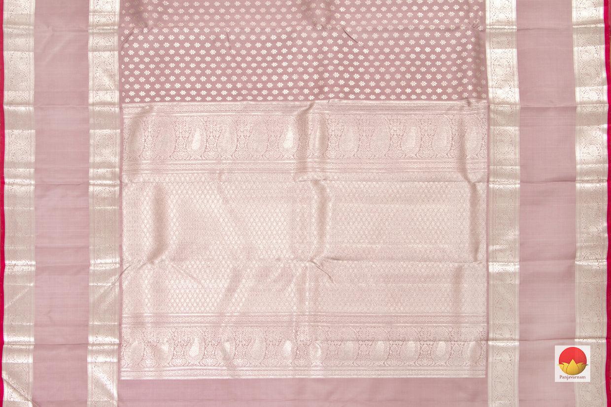 Kanchipuram Silk Saree - Handwoven Pure Silk - Pure Zari - PV NYC 18 - Silk Sari - Panjavarnam