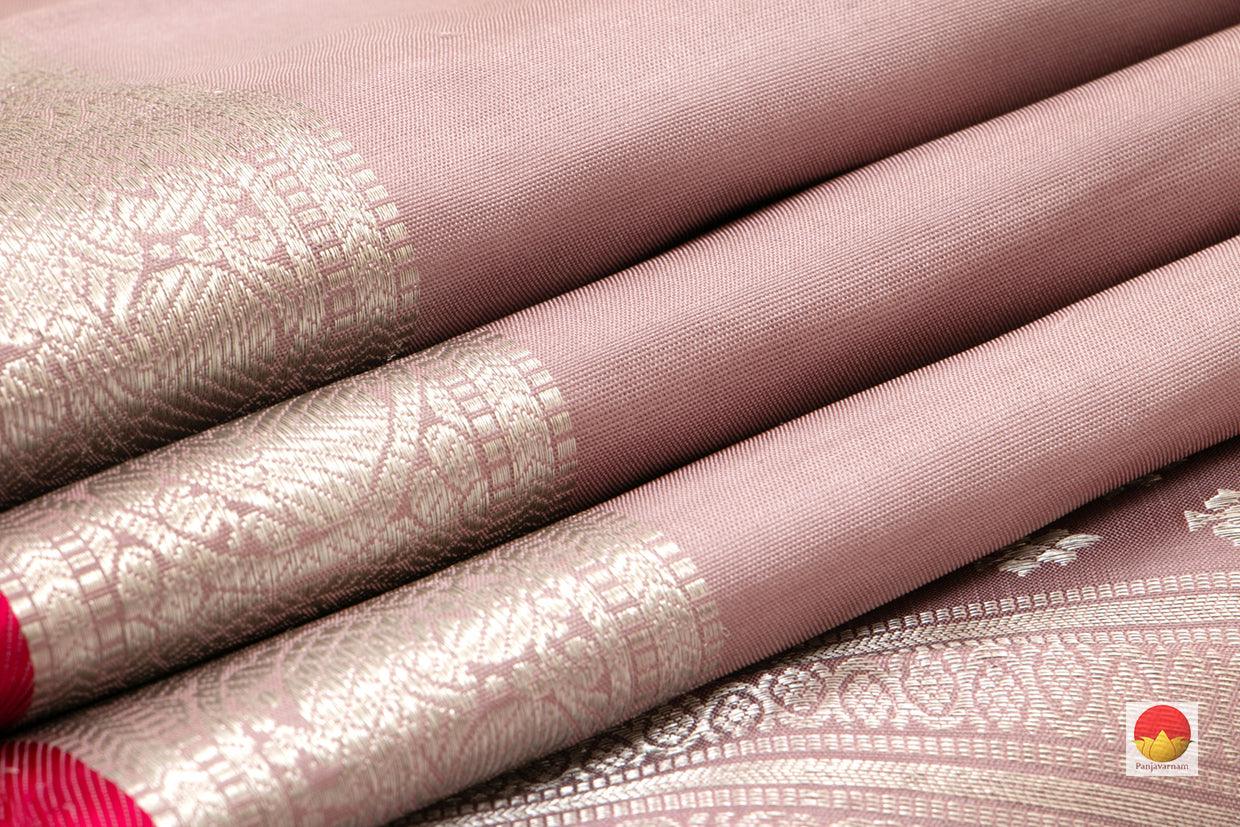 Kanchipuram Silk Saree - Handwoven Pure Silk - Pure Zari - PV NYC 18 - Silk Sari - Panjavarnam