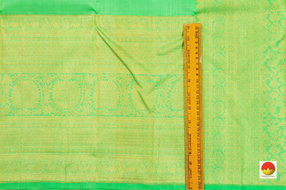 Kanchipuram Silk Saree - Handwoven Pure Silk - Pure Zari - PV NYC 186 - Silk Sari - Panjavarnam