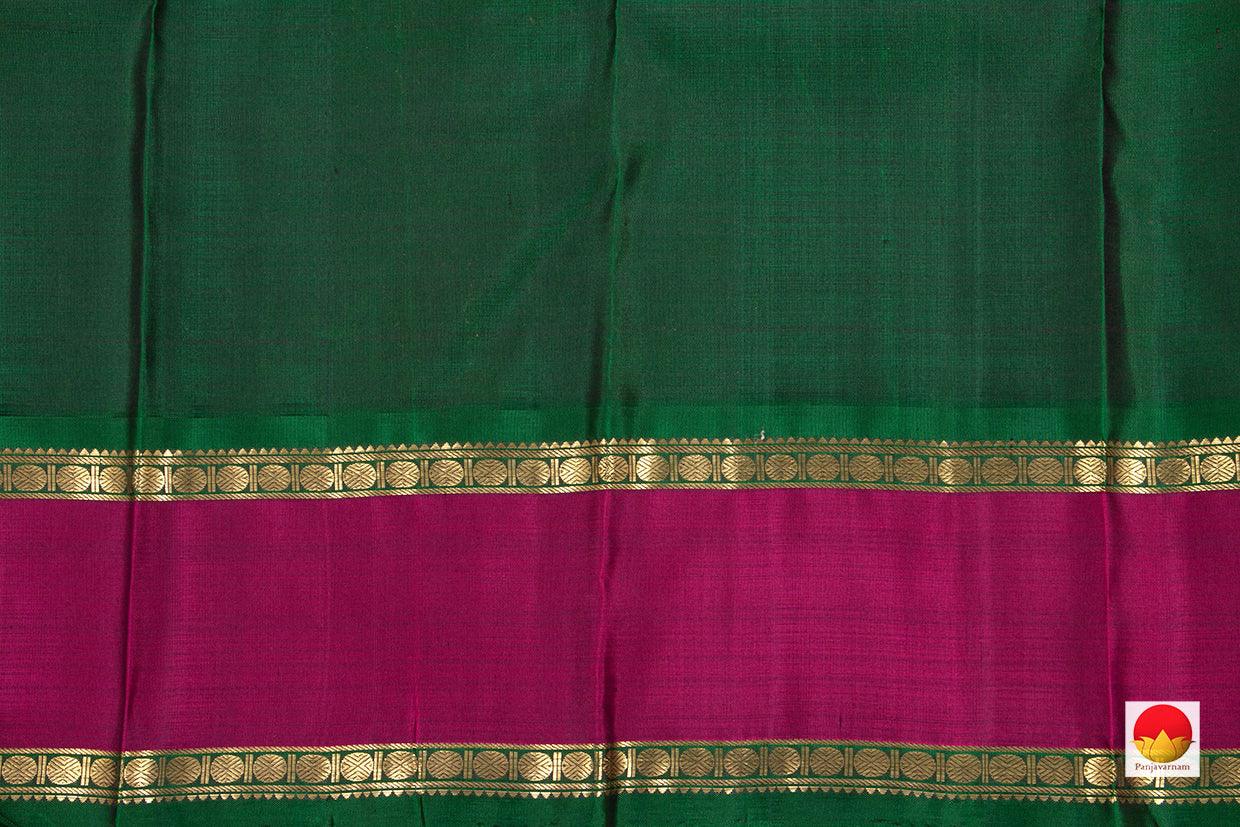 Kanchipuram Silk Saree - Handwoven Pure Silk - Pure Zari - PV NYC 187 - Silk Sari - Panjavarnam
