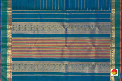 Kanchipuram Silk Saree - Handwoven Pure Silk - Pure Zari - PV NYC 188 - Silk Sari - Panjavarnam