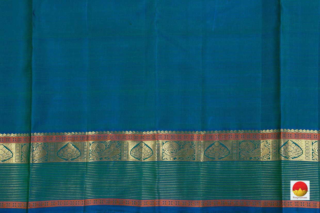 Kanchipuram Silk Saree - Handwoven Pure Silk - Pure Zari - PV NYC 188 - Silk Sari - Panjavarnam