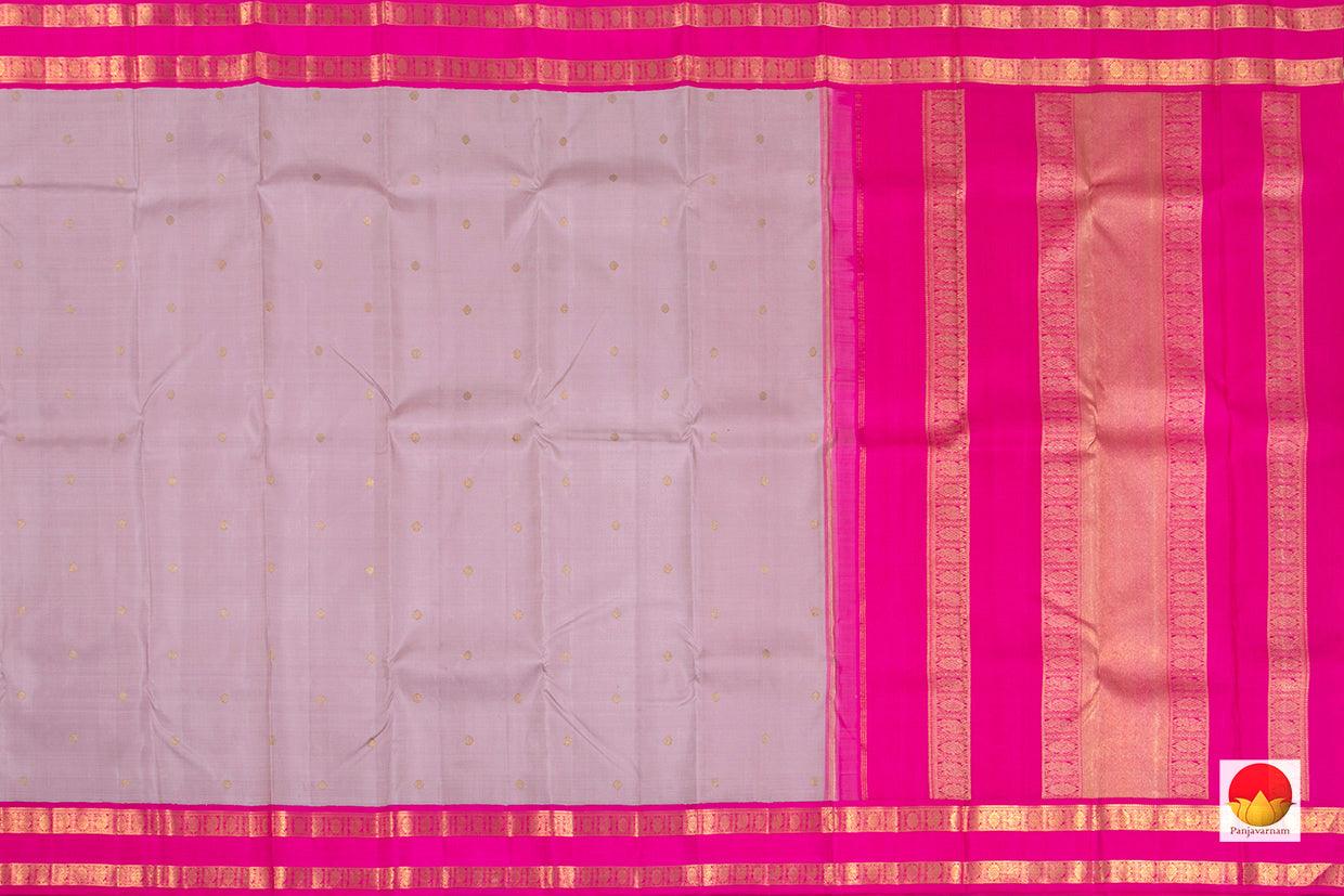 Kanchipuram Silk Saree - Handwoven Pure Silk - Pure Zari - PV NYC 191 - Silk Sari - Panjavarnam