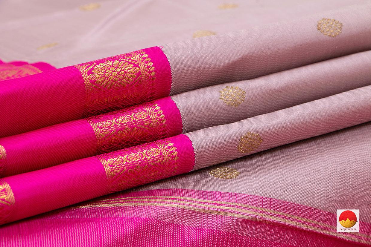 Kanchipuram Silk Saree - Handwoven Pure Silk - Pure Zari - PV NYC 191 - Silk Sari - Panjavarnam