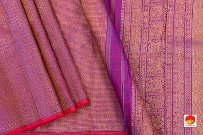 Kanchipuram Silk Saree - Handwoven Pure Silk - Pure Zari - PV NYC 194 - Silk Sari - Panjavarnam PV NYC 194