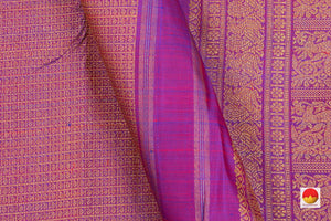 Kanchipuram Silk Saree - Handwoven Pure Silk - Pure Zari - PV NYC 194 - Silk Sari - Panjavarnam PV NYC 194