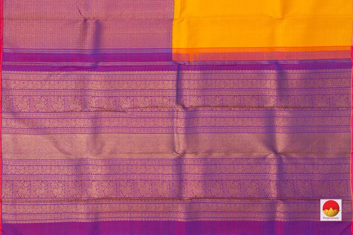 Kanchipuram Silk Saree - Handwoven Pure Silk - Pure Zari - PV NYC 194 - Silk Sari - Panjavarnam PV NYC 194