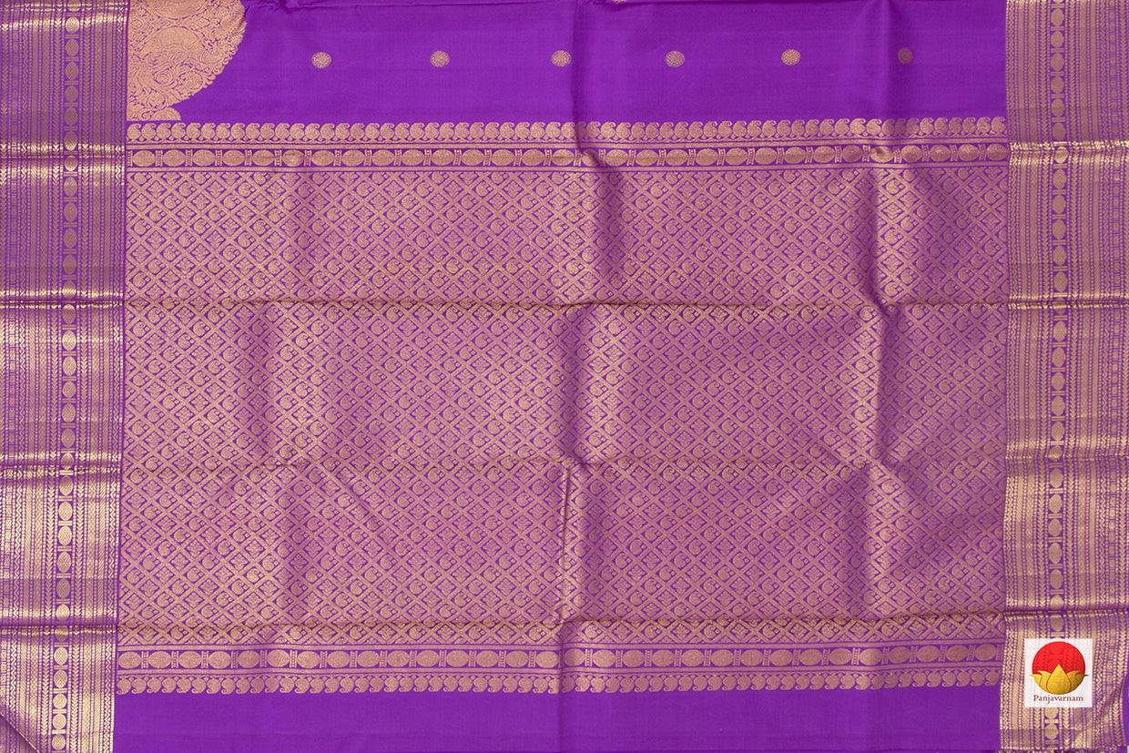 Kanchipuram Silk Saree - Handwoven Pure Silk - Pure Zari - PV NYC 202 - Silk Sari - Panjavarnam