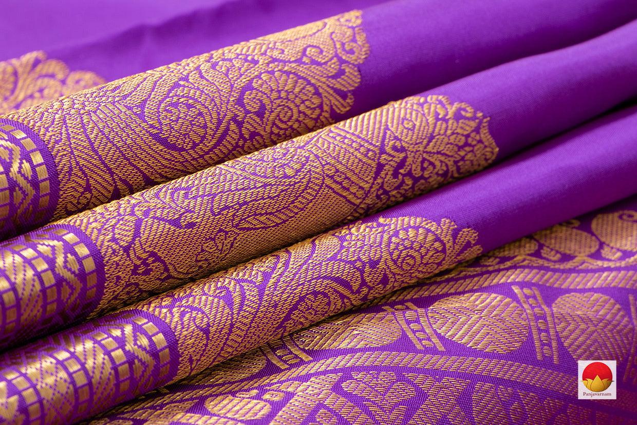 Kanchipuram Silk Saree - Handwoven Pure Silk - Pure Zari - PV NYC 202 - Silk Sari - Panjavarnam