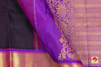 Kanchipuram Silk Saree - Handwoven Pure Silk - Pure Zari - PV NYC 203 - Silk Sari - Panjavarnam