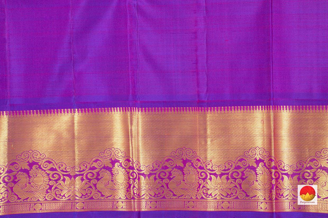 Kanchipuram Silk Saree - Handwoven Pure Silk - Pure Zari - PV NYC 203 - Silk Sari - Panjavarnam