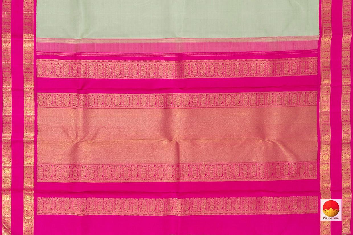 Kanchipuram Silk Saree - Handwoven Pure Silk - Pure Zari - PV NYC 205 - Silk Sari - Panjavarnam