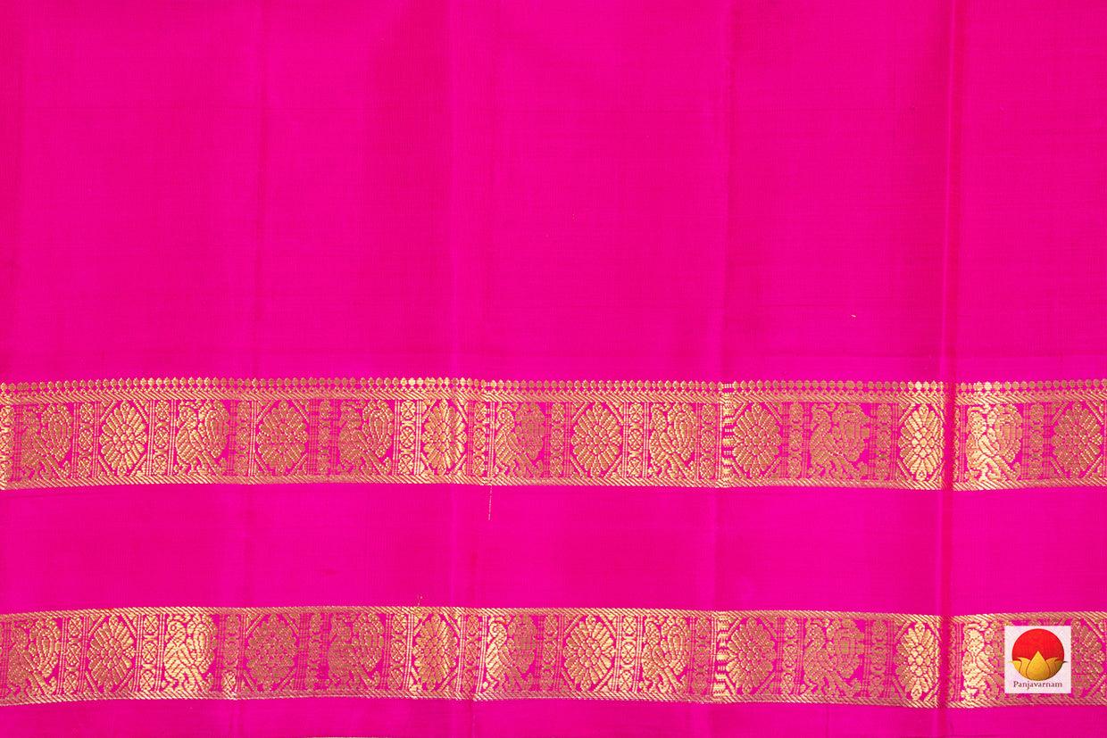 Kanchipuram Silk Saree - Handwoven Pure Silk - Pure Zari - PV NYC 205 - Silk Sari - Panjavarnam