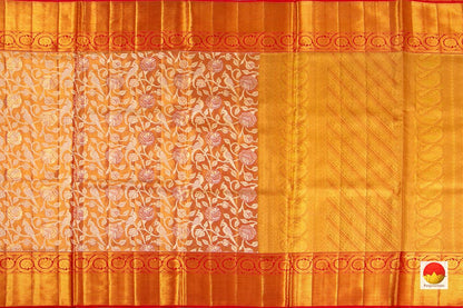 Kanchipuram Silk Saree - Handwoven Pure Silk - Pure Zari - PV NYC 209 - Silk Sari - Panjavarnam