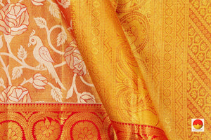 Kanchipuram Silk Saree - Handwoven Pure Silk - Pure Zari - PV NYC 209 - Silk Sari - Panjavarnam PV NYC 209