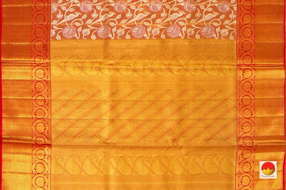 Kanchipuram Silk Saree - Handwoven Pure Silk - Pure Zari - PV NYC 209 - Silk Sari - Panjavarnam PV NYC 209