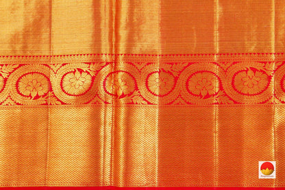 Kanchipuram Silk Saree - Handwoven Pure Silk - Pure Zari - PV NYC 209 - Silk Sari - Panjavarnam PV NYC 209