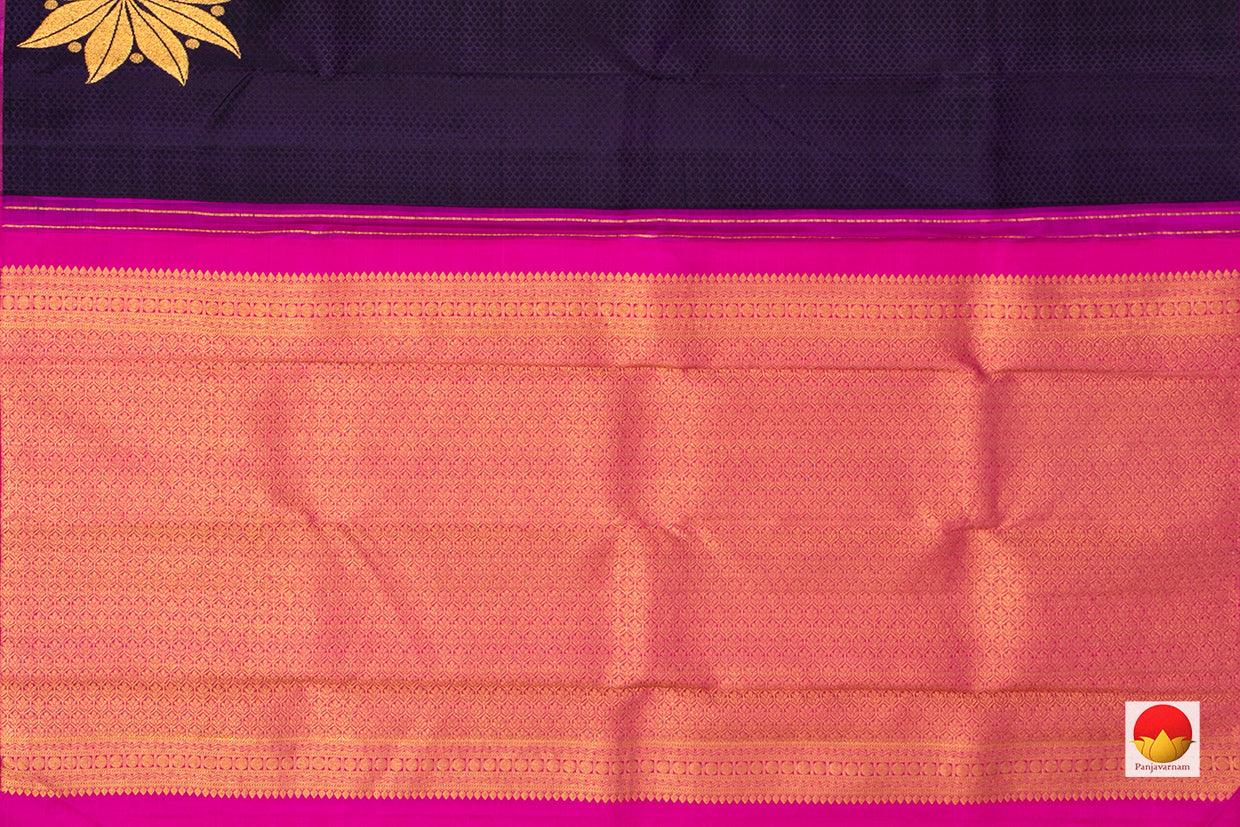 Kanchipuram Silk Saree - Handwoven Pure Silk - Pure Zari - PV NYC 213 - Silk Sari - Panjavarnam