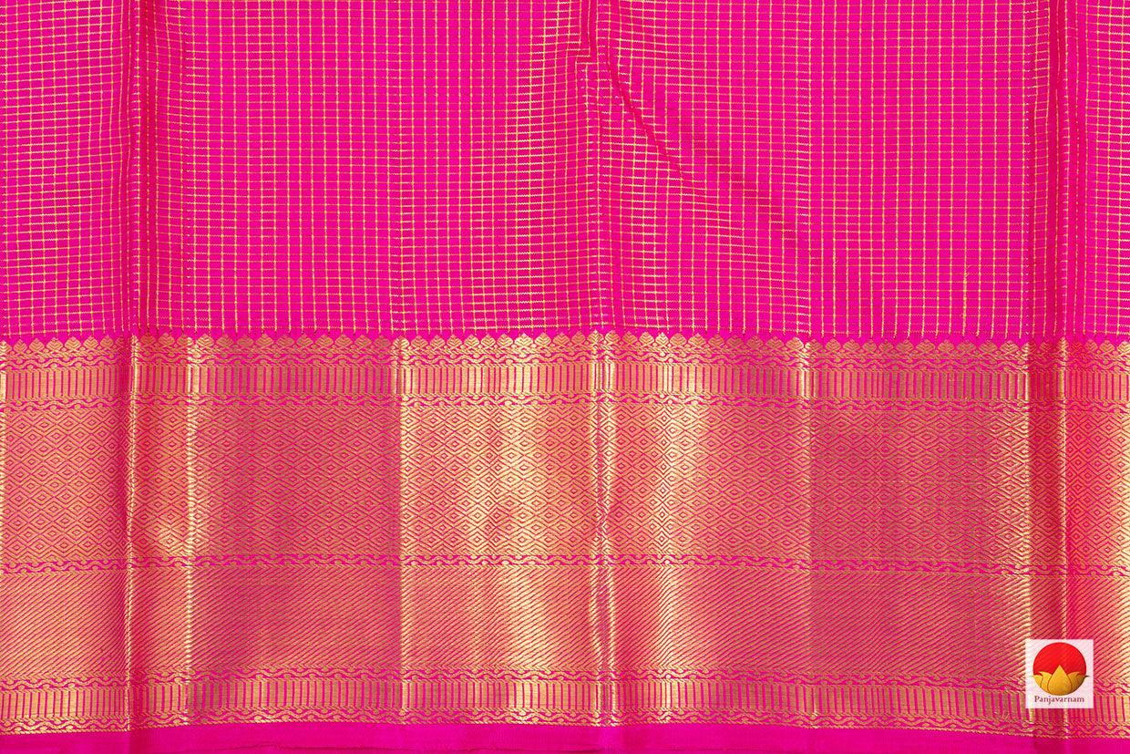 Kanchipuram Silk Saree - Handwoven Pure Silk - Pure Zari - PV NYC 219 - Silk Sari - Panjavarnam