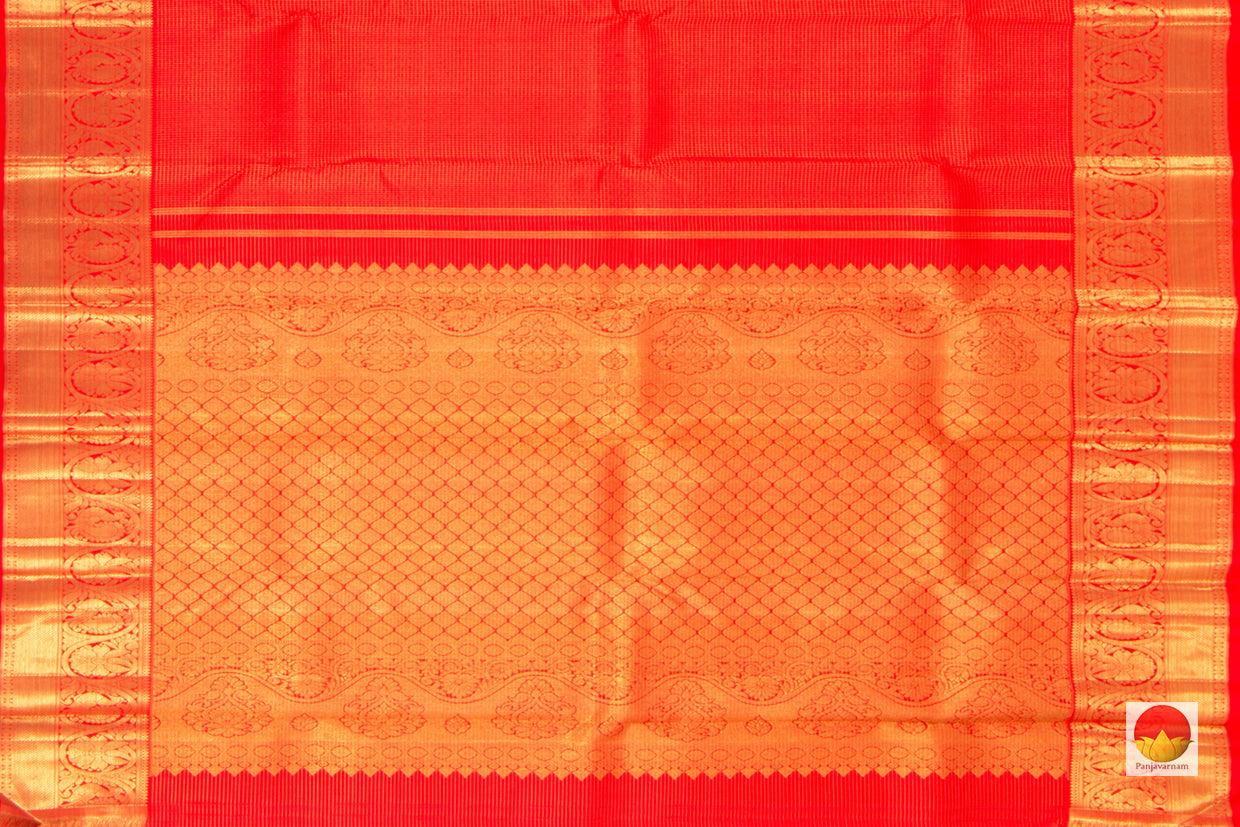 Kanchipuram Silk Saree - Handwoven Pure Silk - Pure Zari - PV NYC 22 - Silk Sari - Panjavarnam