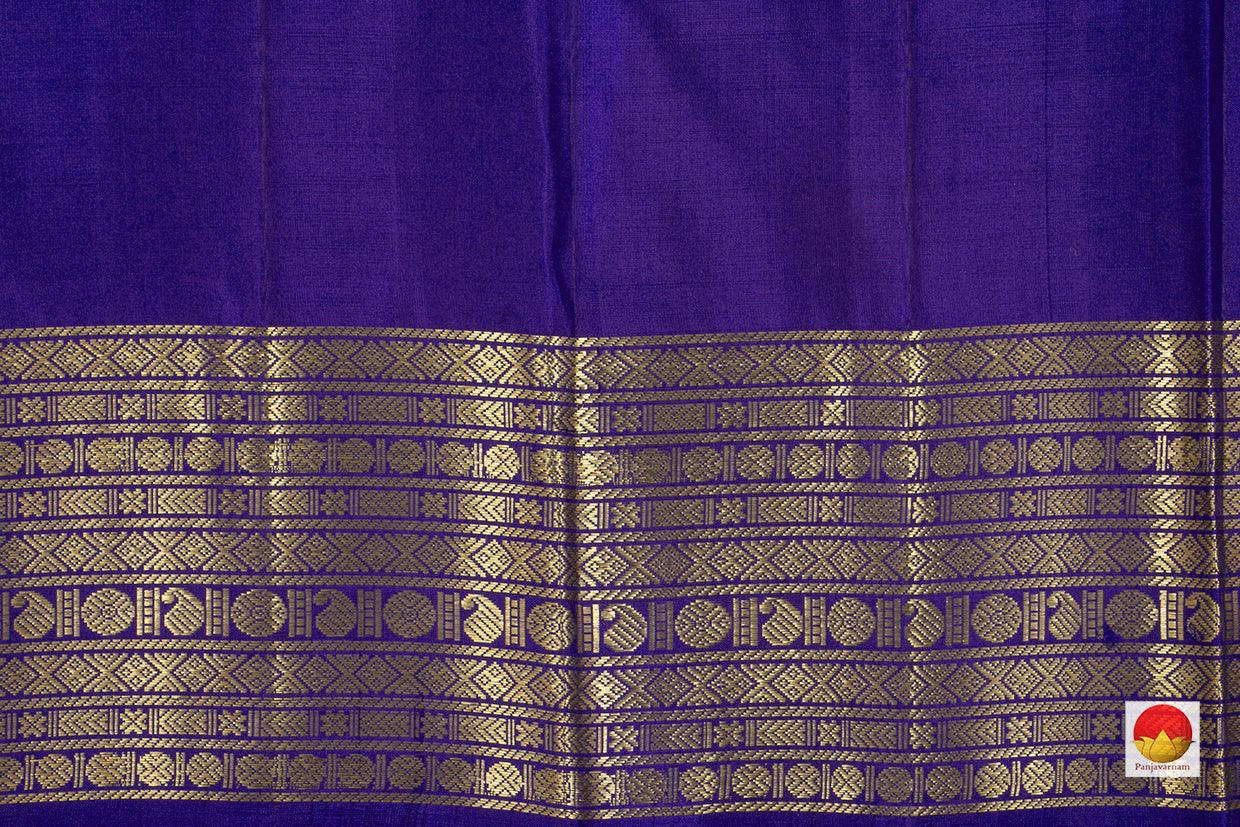 Kanchipuram Silk Saree - Handwoven Pure Silk - Pure Zari - PV NYC 220 - Silk Sari - Panjavarnam