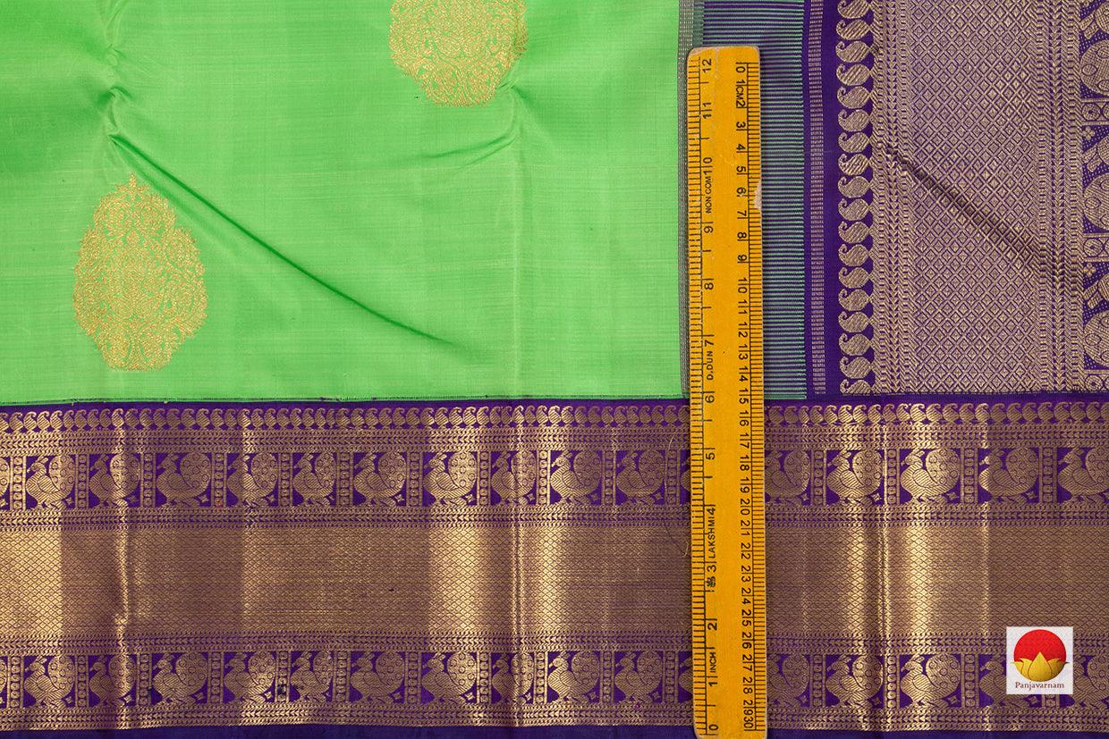 Kanchipuram Silk Saree - Handwoven Pure Silk - Pure Zari - PV NYC 224 - Silk Sari - Panjavarnam