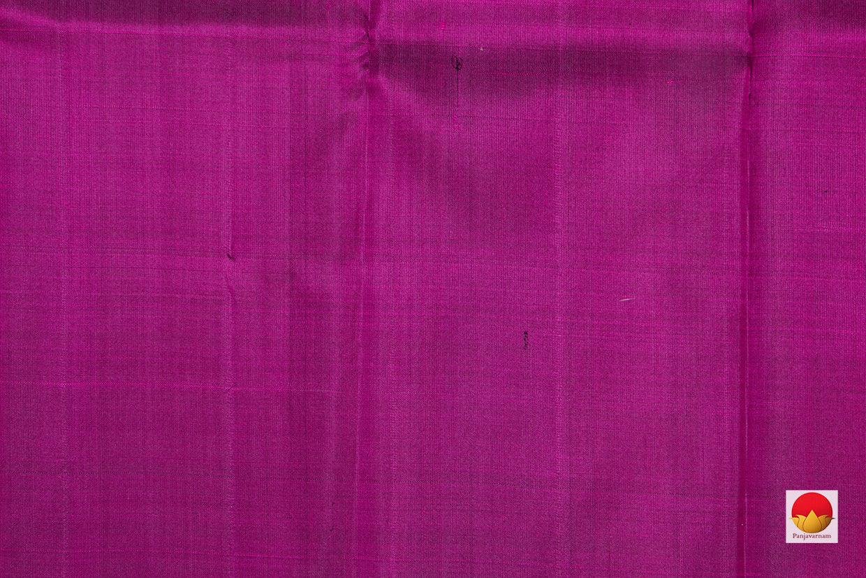 Kanchipuram Silk Saree - Handwoven Pure Silk - Pure Zari - PV NYC 238 - Silk Sari - Panjavarnam