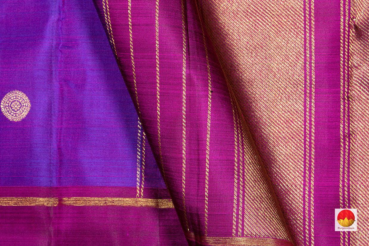 Kanchipuram Silk Saree - Handwoven Pure Silk - Pure Zari - PV NYC 250 - Silk Sari - Panjavarnam