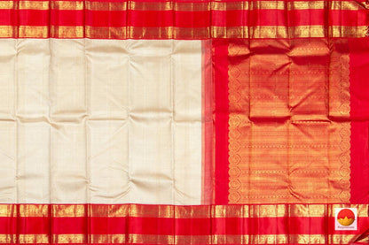 Kanchipuram Silk Saree - Handwoven Pure Silk - Pure Zari - PV NYC 256 - Silk Sari - Panjavarnam