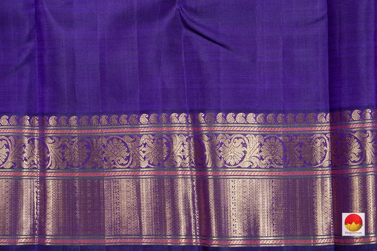 Kanchipuram Silk Saree - Handwoven Pure Silk - Pure Zari - PV NYC 257 - Apparel & Accessories - Panjavarnam