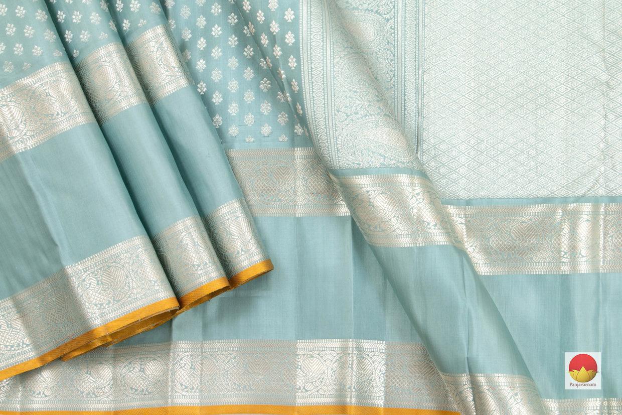 Kanchipuram Silk Saree - Handwoven Pure Silk - Pure Zari - PV NYC 26 - Silk Sari - Panjavarnam