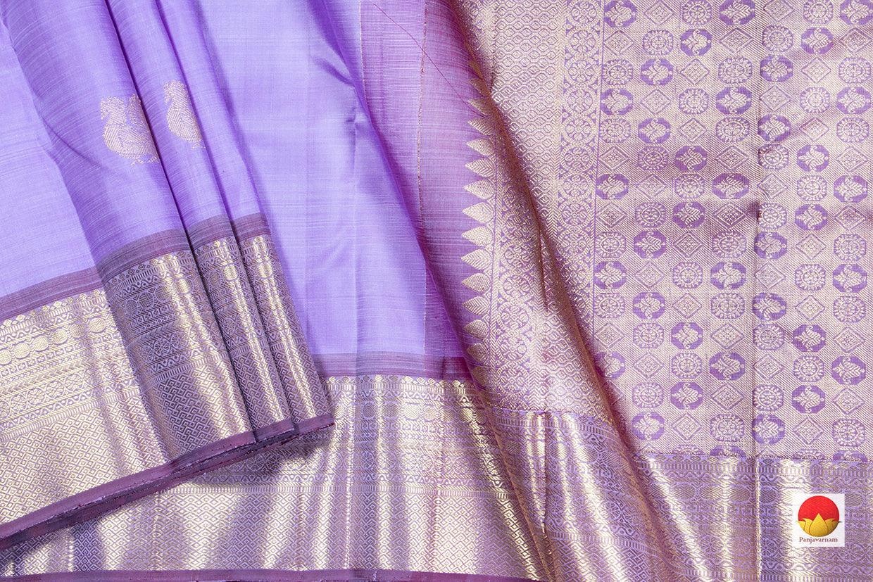 Kanchipuram Silk Saree - Handwoven Pure Silk - Pure Zari - PV NYC 275 - Silk Sari - Panjavarnam