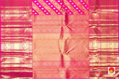 Kanchipuram Silk Saree - Handwoven Pure Silk - Pure Zari - PV NYC 290 - Silk Sari - Panjavarnam