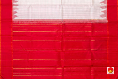 Kanchipuram Silk Saree - Handwoven Pure Silk - Pure Zari - PV NYC 299 - Silk Sari - Panjavarnam