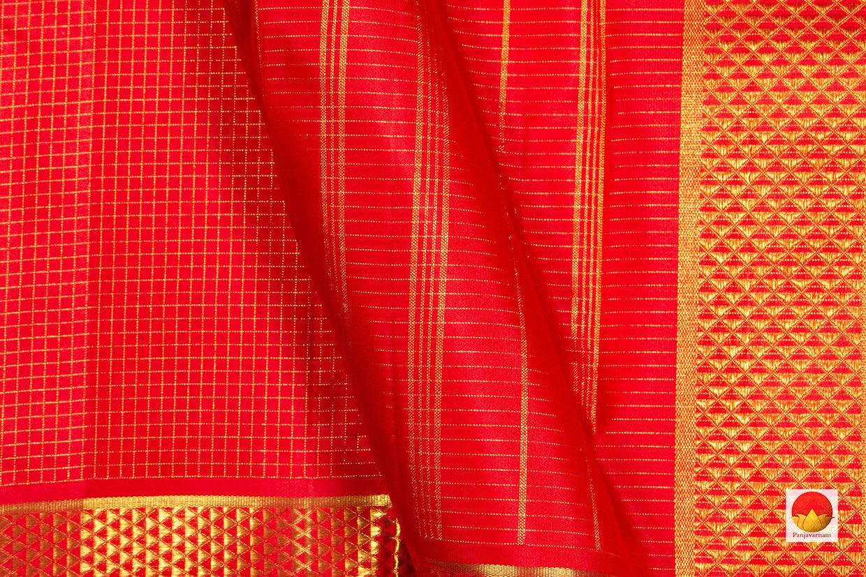 Kanchipuram Silk Saree - Handwoven Pure Silk - Pure Zari - PV NYC 306 - Silk Sari - Panjavarnam