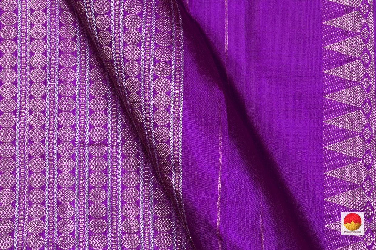 Kanchipuram Silk Saree - Handwoven Pure Silk - Pure Zari - PV NYC 324 - Silk Sari - Panjavarnam