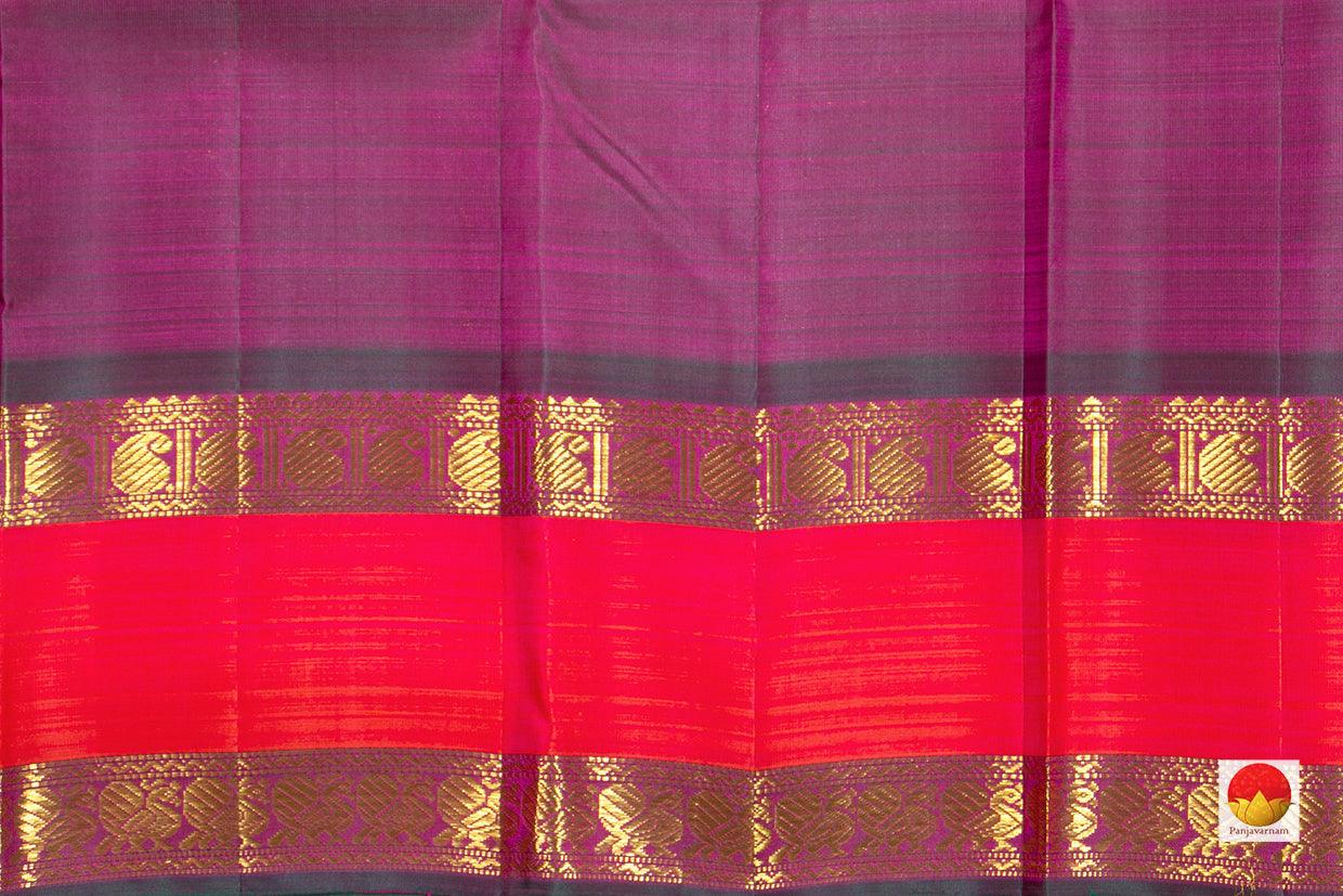 Kanchipuram Silk Saree - Handwoven Pure Silk - Pure Zari - PV NYC 327 - Silk Sari - Panjavarnam