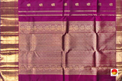Kanchipuram Silk Saree - Handwoven Pure Silk - Pure Zari - PV NYC 328 - Silk Sari - Panjavarnam