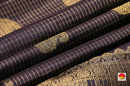 Kanchipuram Silk Saree - Handwoven Pure Silk - Pure Zari - PV NYC 332 - Silk Sari - Panjavarnam