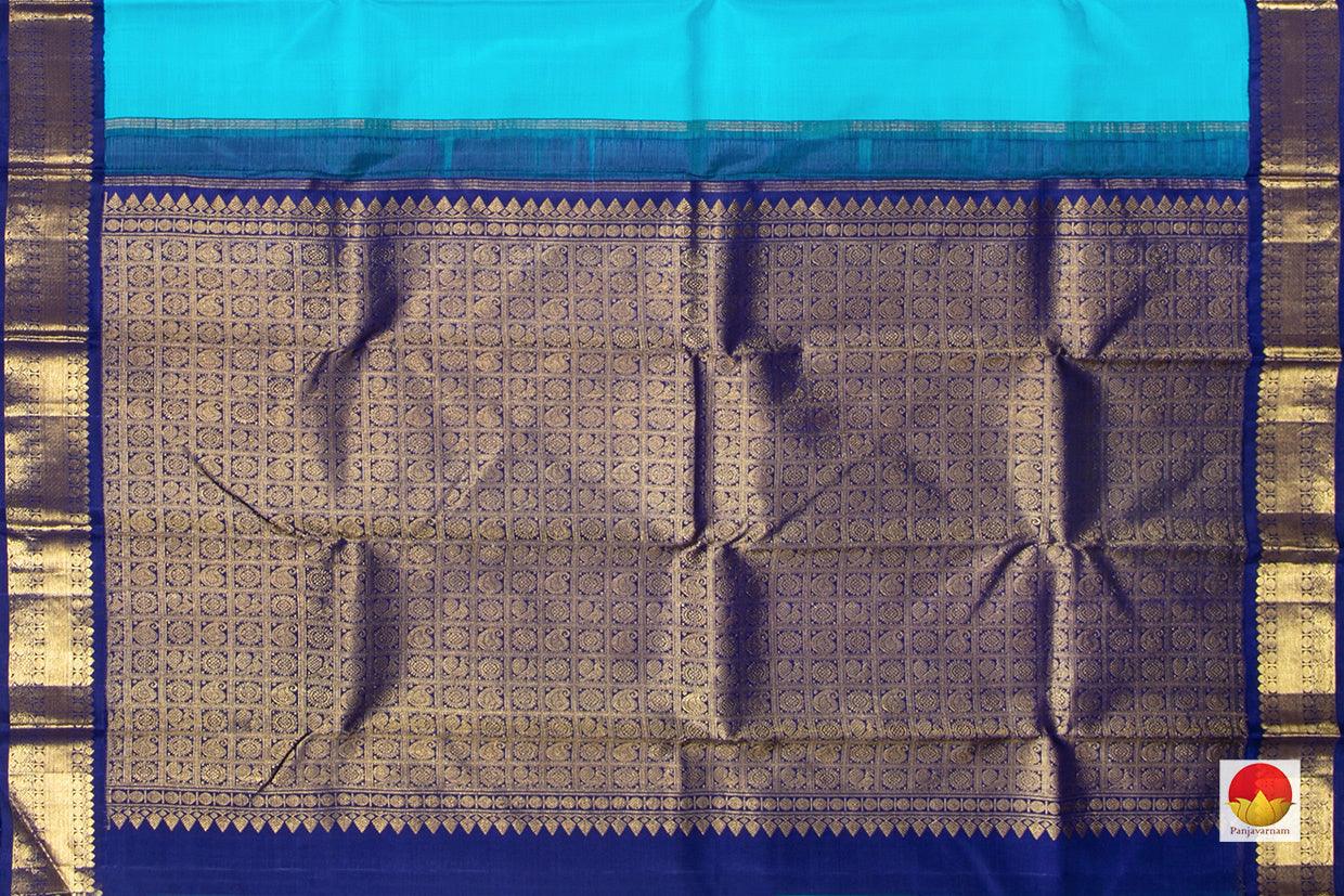 Kanchipuram Silk Saree - Handwoven Pure Silk - Pure Zari - PV NYC 339 - Silk Sari - Panjavarnam