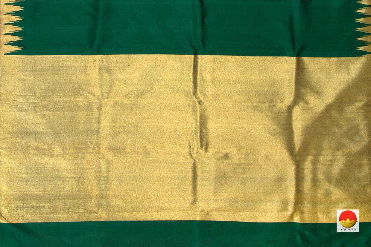 Kanchipuram Silk Saree - Handwoven Pure Silk - Pure Zari - PV NYC 352 - Silk Sari - Panjavarnam